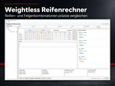 Weightless Reifenrechner